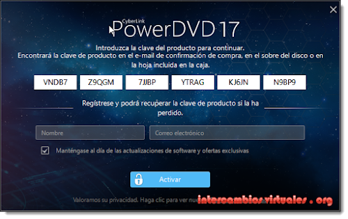 Cyberlink powerdvd 17 serial key free download windows 7